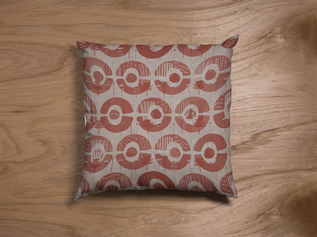 Lifestyle view of digital printed cushion cover #146 | Myyra Jaipur