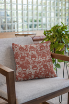 Close-up of digital print on cushion cover #147 | Myyra Jaipur