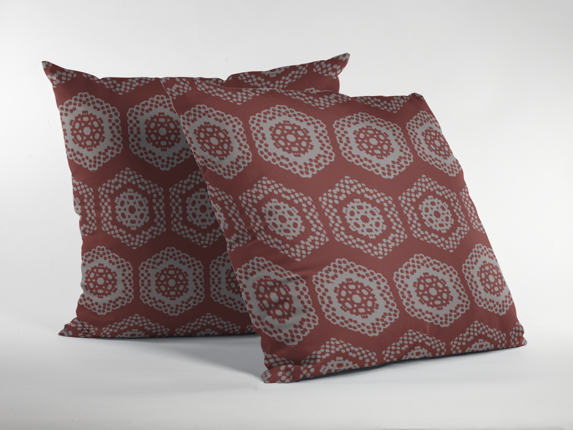 Lifestyle view of digital printed cushion cover #157 | Myyra Jaipur