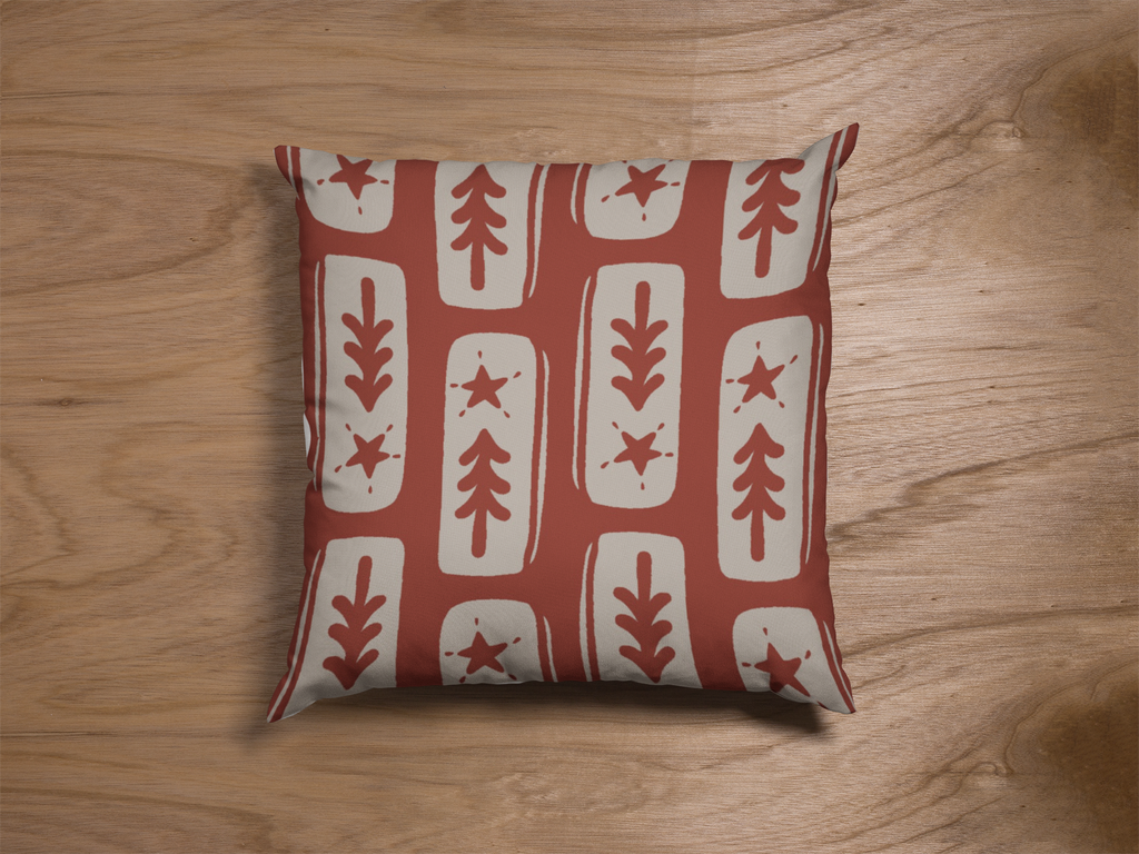 Close-up of digital print on cushion cover #162 | Myyra Jaipur