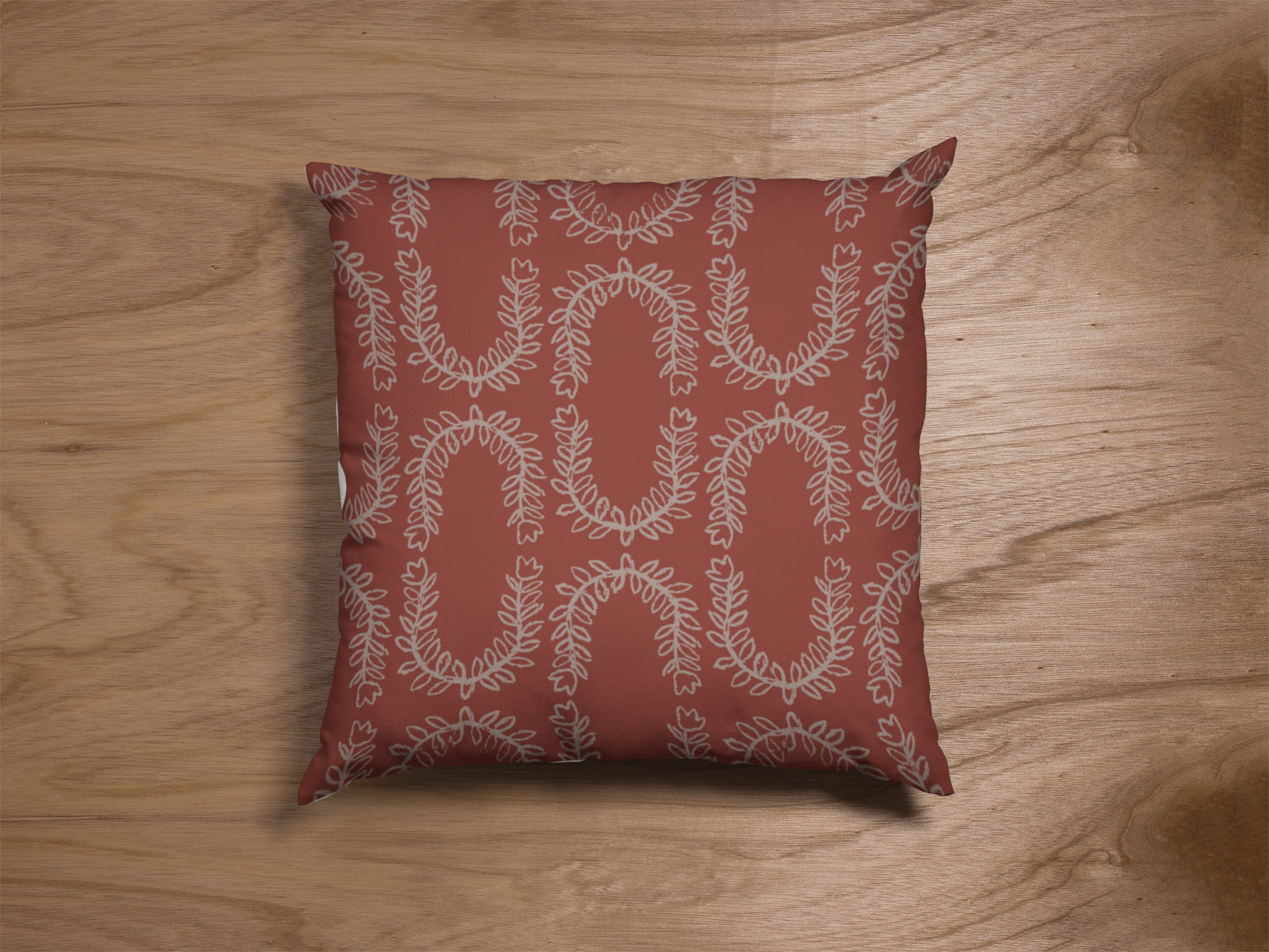 Close-up of digital print on cushion cover #163 | Myyra Jaipur