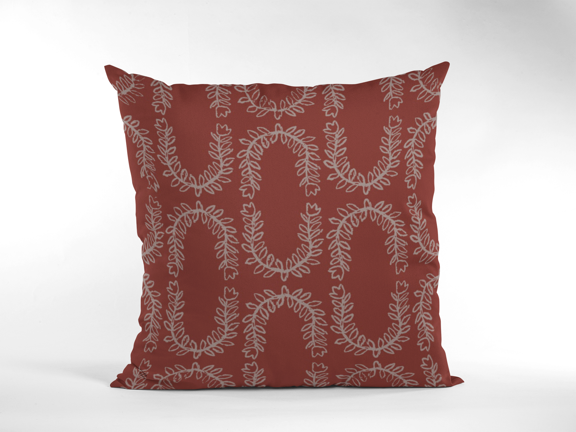 Pair of digital printed cushion covers #163 styled view | Myyra Jaipur