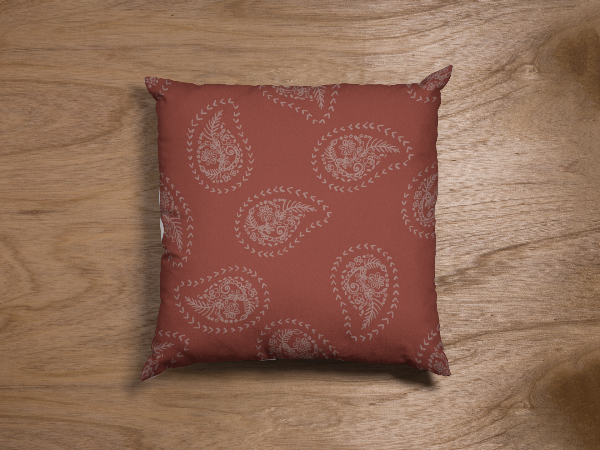 Lifestyle view of digital printed cushion cover #139 | Myyra Jaipur