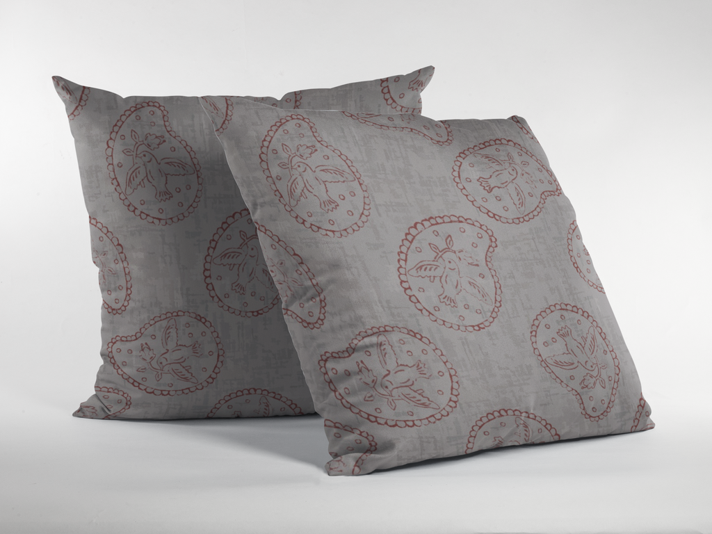 Lifestyle view of digital printed cushion cover #178 | Myyra Jaipur