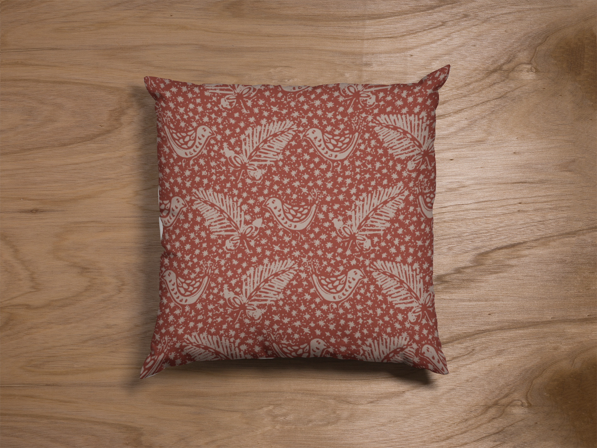Pair of digital printed cushion covers #174 styled view | Myyra Jaipur