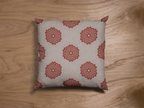Pair of digital printed cushion covers #140 styled view | Myyra Jaipur