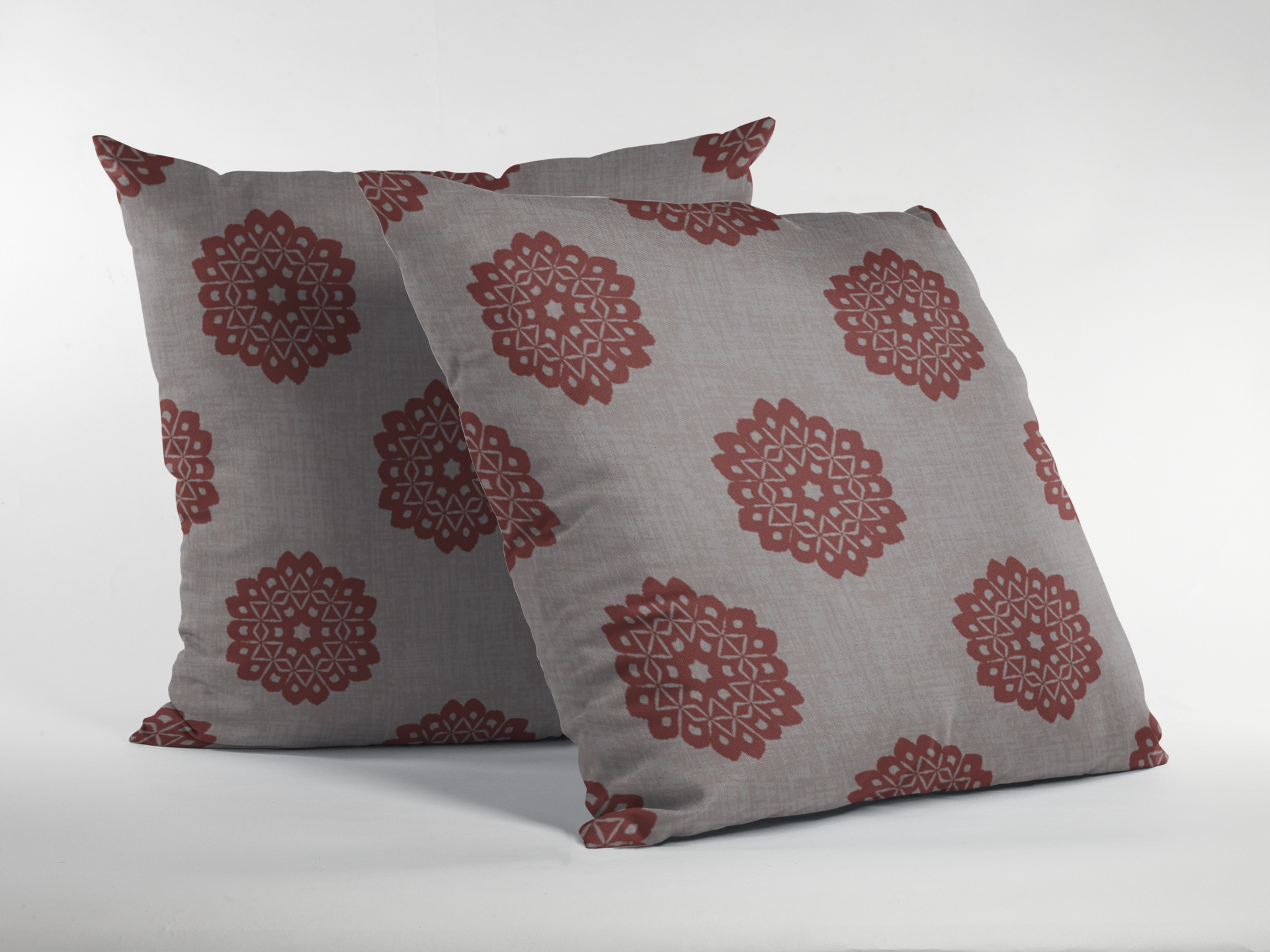 Lifestyle view of digital printed cushion cover #140 | Myyra Jaipur