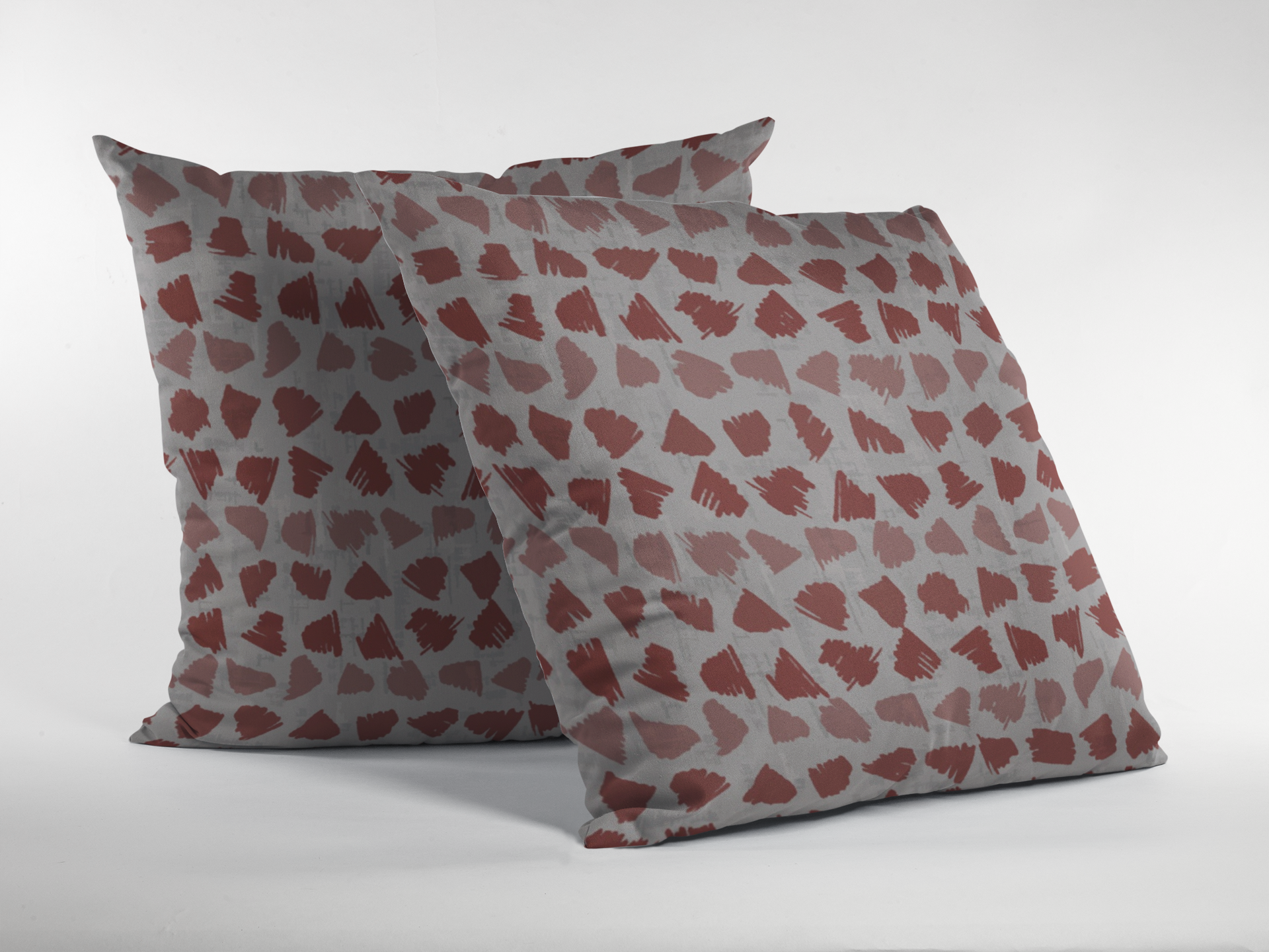 Pair of digital printed cushion covers #141 styled view | Myyra Jaipur