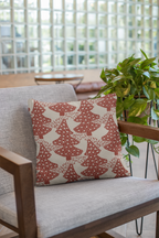 Close-up of digital print on cushion cover #137 | Myyra Jaipur