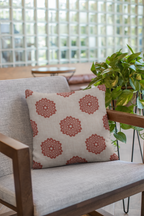 Close-up of digital print on cushion cover #140 | Myyra Jaipur