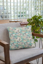 Close-up of digital print on cushion cover #10 | Myyra Jaipur