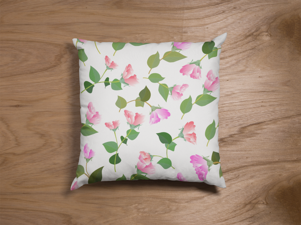 Lifestyle view of digital printed cushion cover #123 | Myyra Jaipur