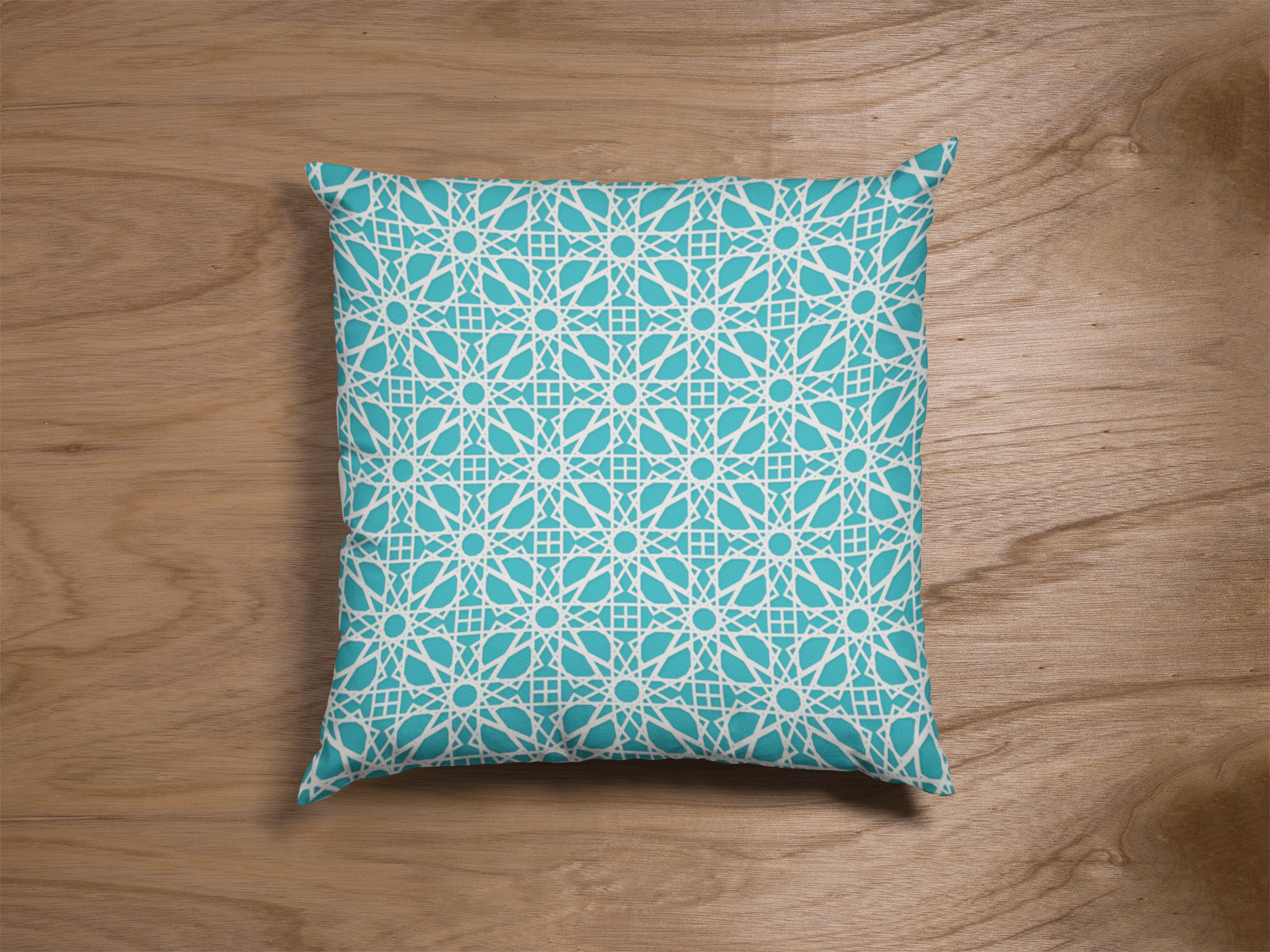 Pair of digital printed cushion covers #124 styled view | Myyra Jaipur