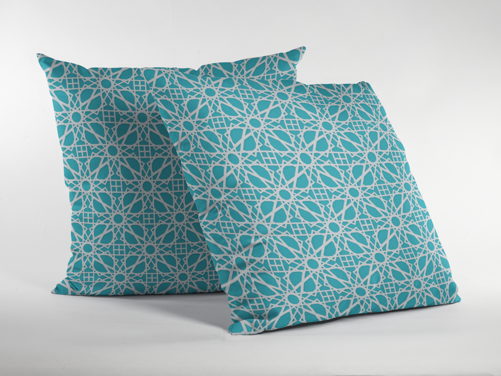 Lifestyle view of digital printed cushion cover #124 | Myyra Jaipur