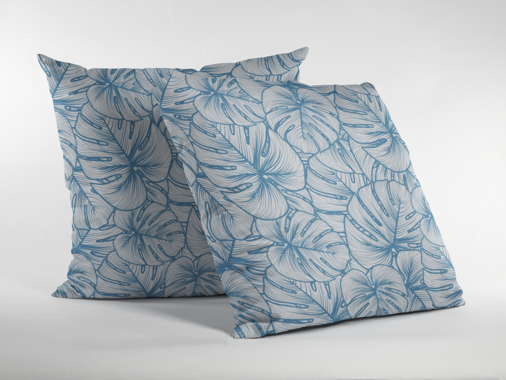 Pair of digital printed cushion covers #131 styled view | Myyra Jaipur
