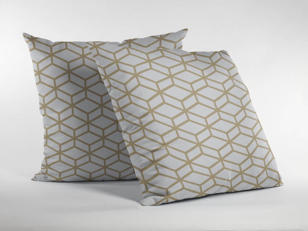 Close-up of digital print on cushion cover #132 | Myyra Jaipur