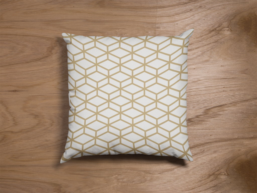 Pair of digital printed cushion covers #132 styled view | Myyra Jaipur