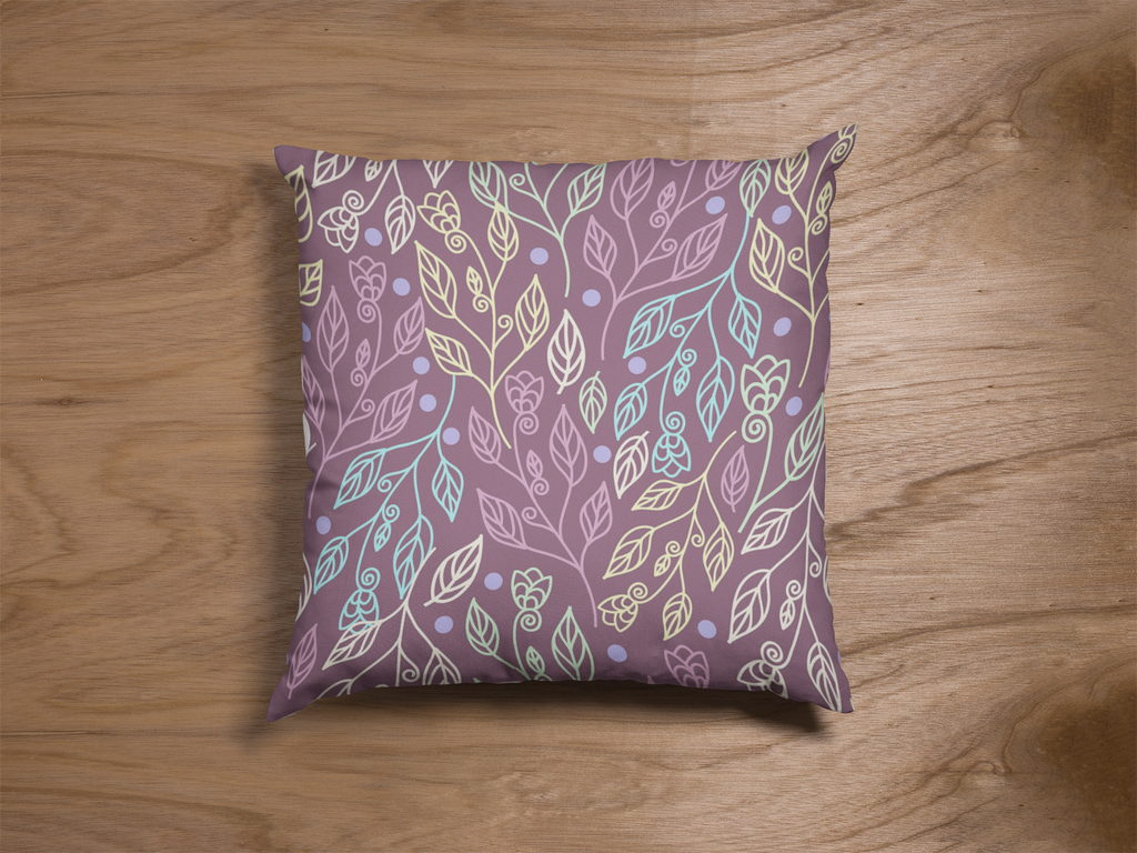 Close-up of digital print on cushion cover #133 | Myyra Jaipur