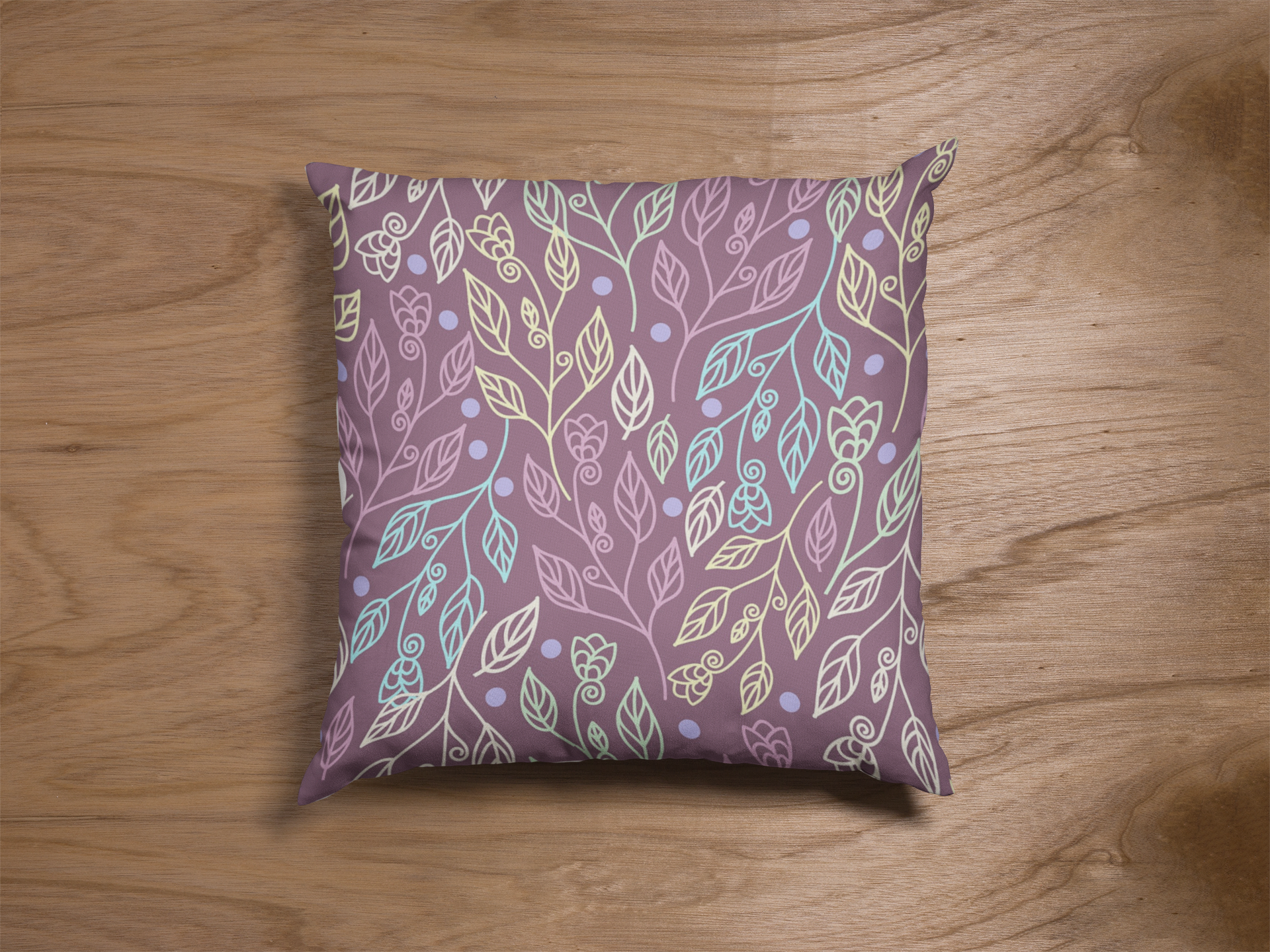 Close-up of digital print on cushion cover #133 | Myyra Jaipur