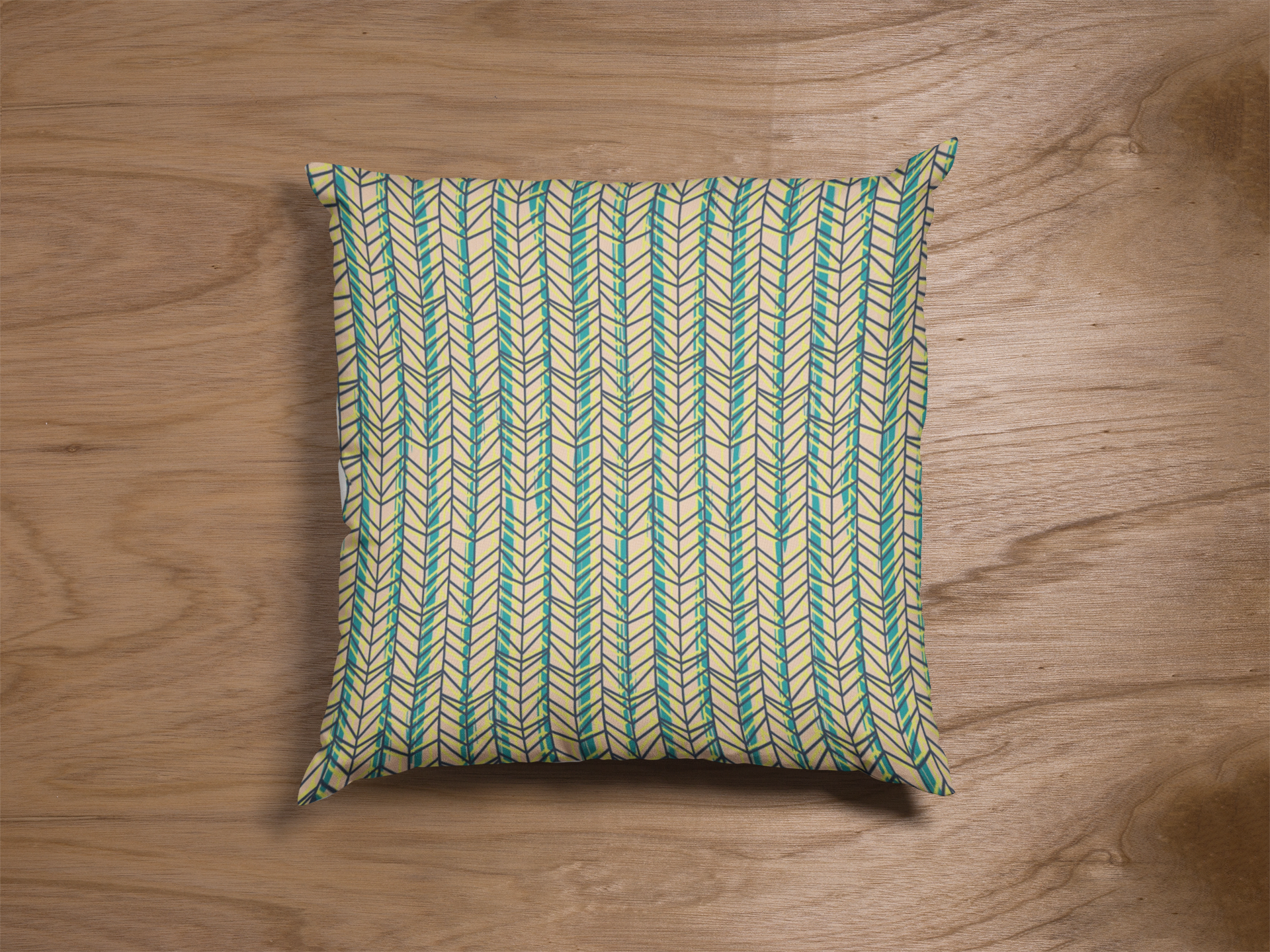 Pair of digital printed cushion covers #136 styled view | Myyra Jaipur
