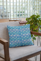 Close-up of digital print on cushion cover #135 | Myyra Jaipur