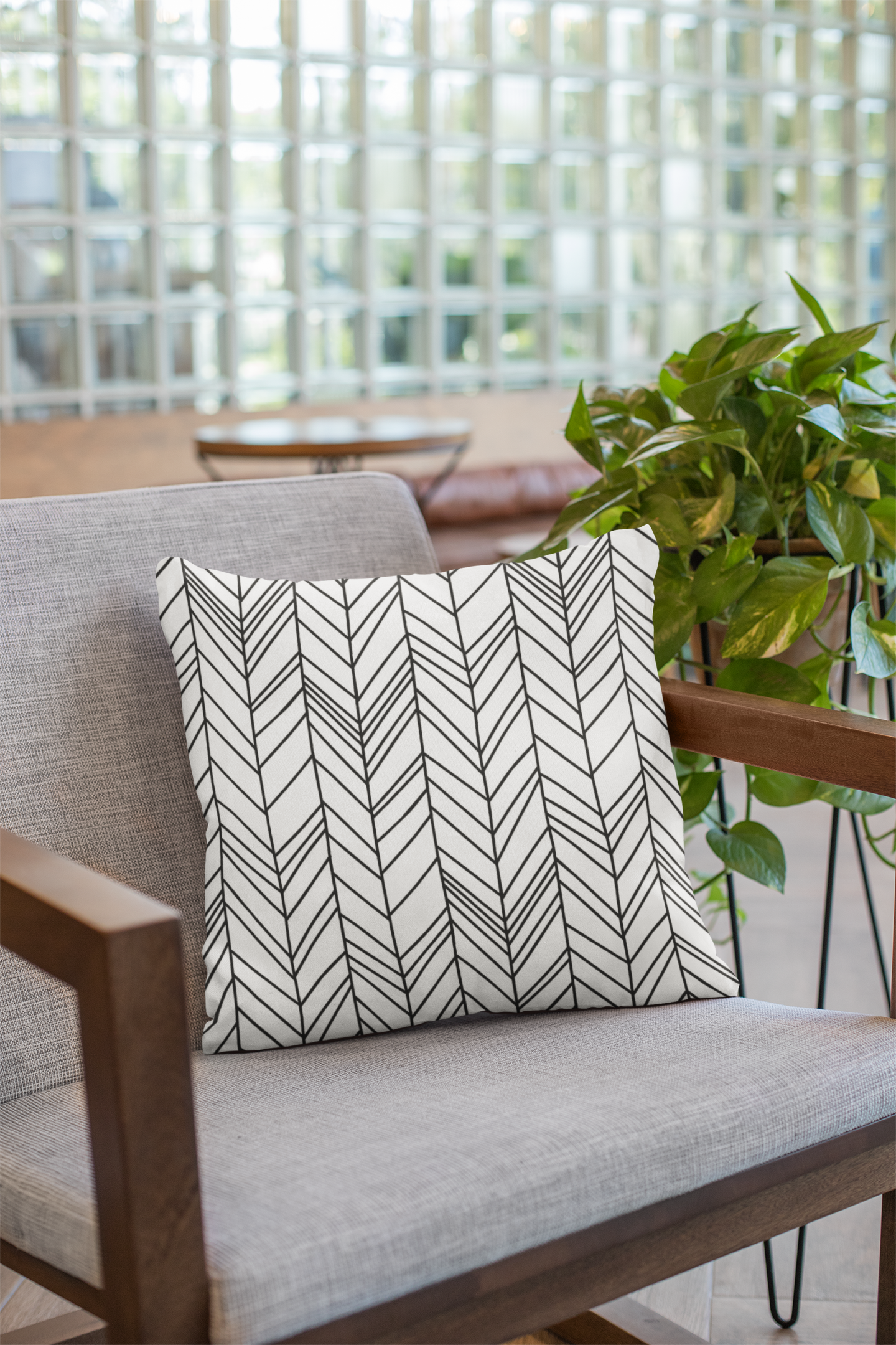 Close-up of digital print on cushion cover #118 | Myyra Jaipur