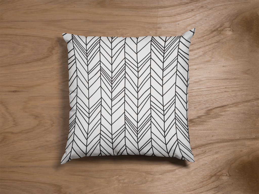 Pair of digital printed cushion covers #118 styled view | Myyra Jaipur
