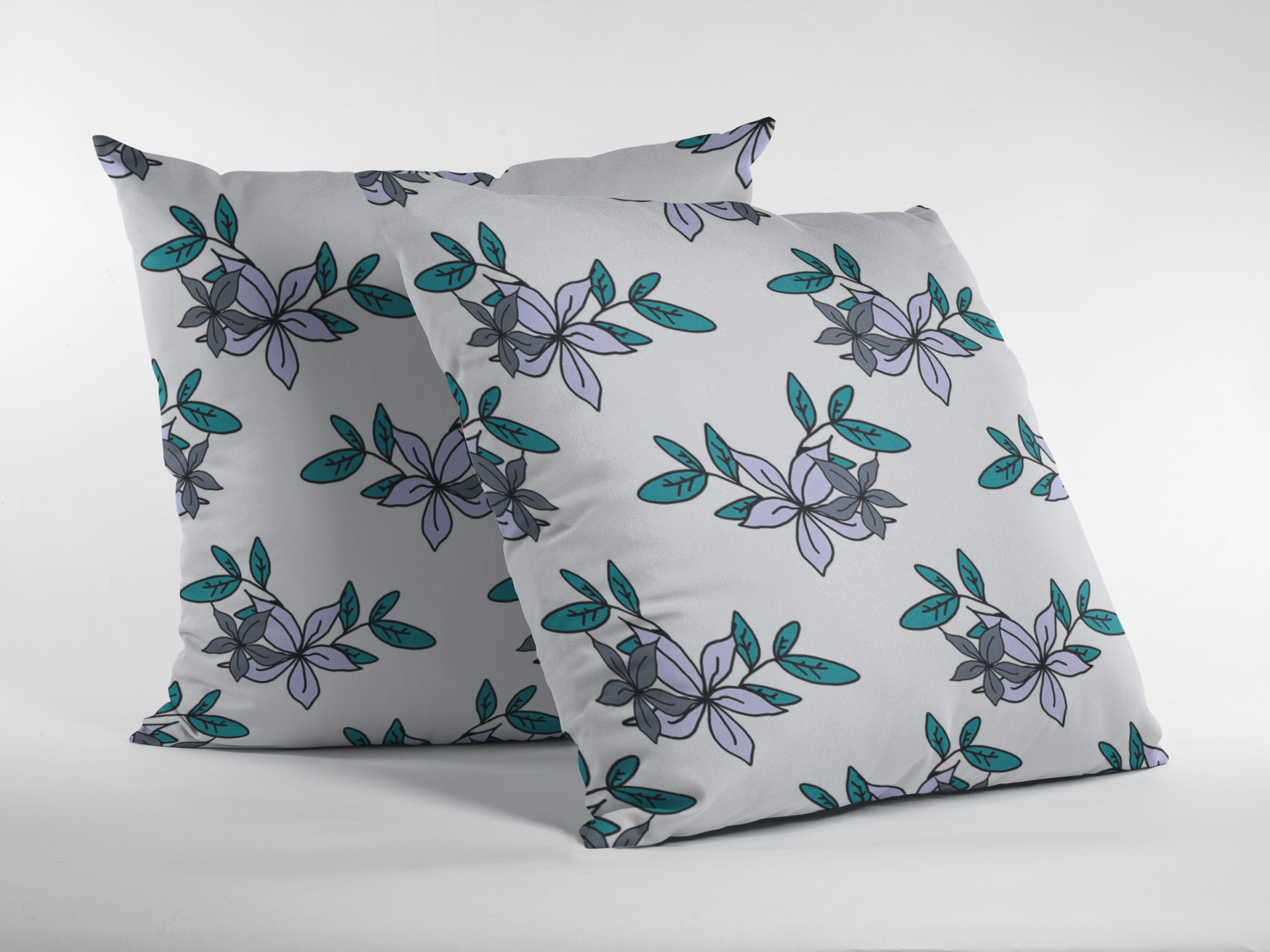 Lifestyle view of digital printed cushion cover #115 | Myyra Jaipur