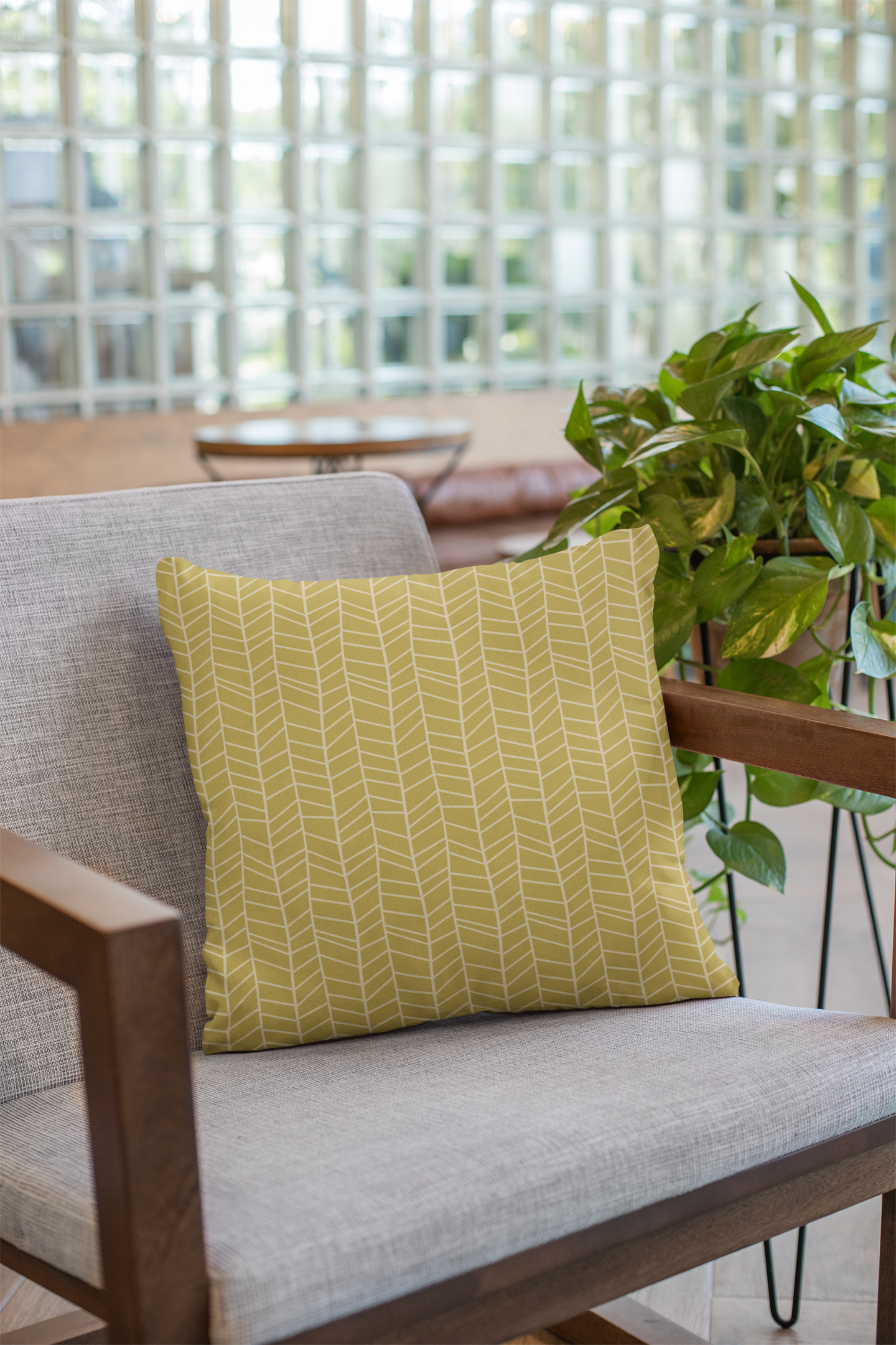 Close-up of digital print on cushion cover #116 | Myyra Jaipur
