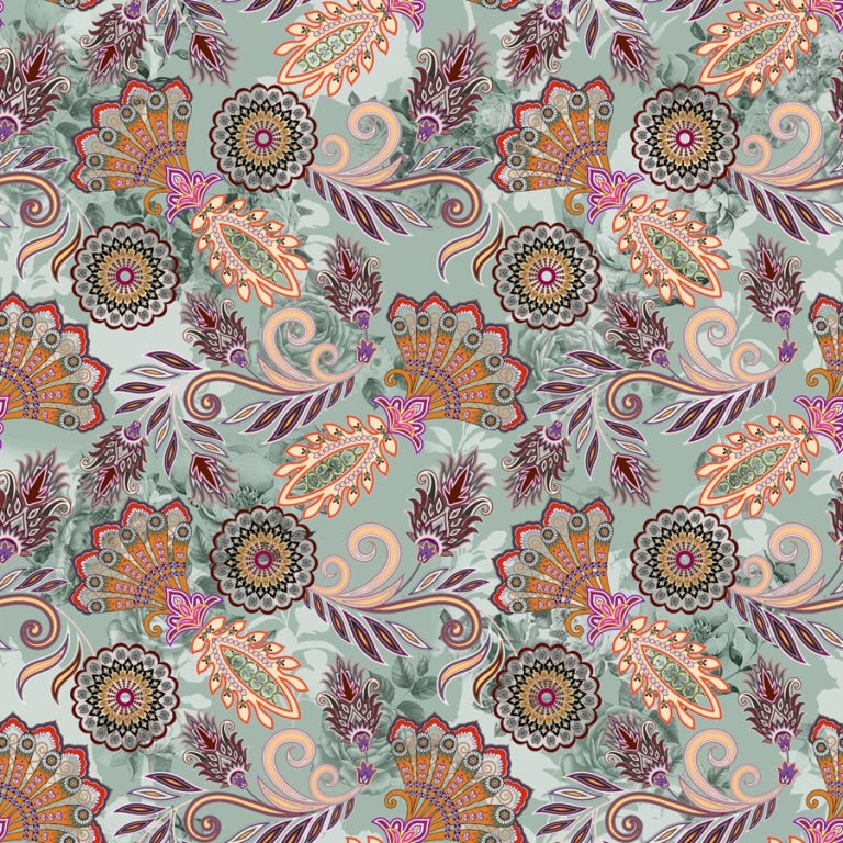 Digital printed running fabric #117 from Myyra Jaipur