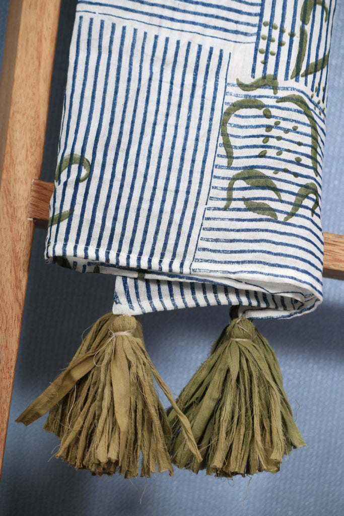 Scarf Hand Block Printed Cotton - MYYRA