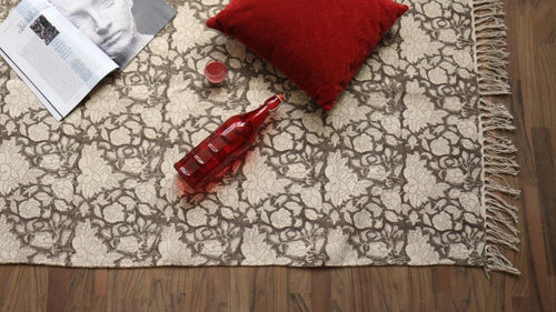 Rugs Hand Block Printed Cotton - MYYRA