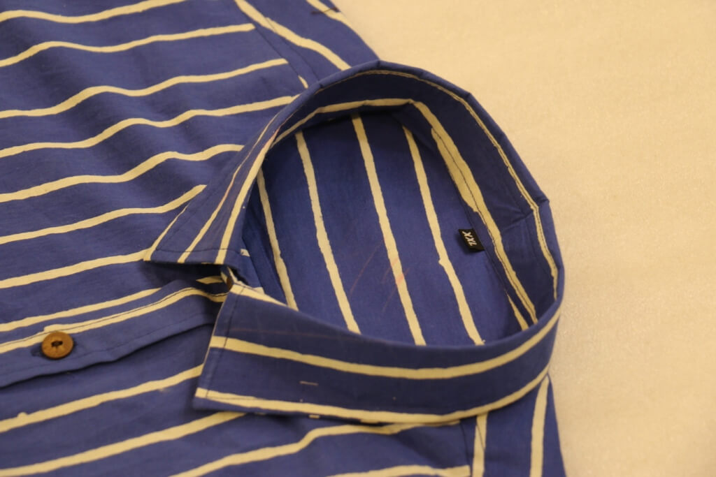 Half Sleeves Shirt Hand Block Printed Cotton
