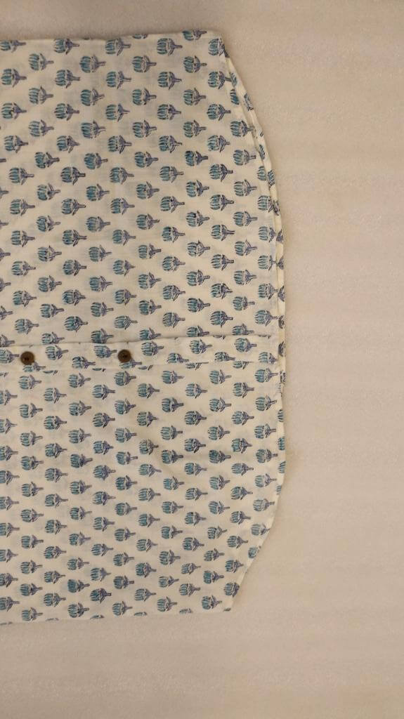 Half Sleeves Shirt Hand Block Printed Cotton