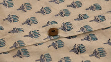 Load image into Gallery viewer, Half Sleeve Shirt Hand Block Printed Cotton