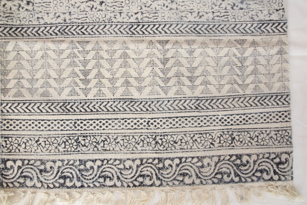 Rugs Hand Block Printed Cotton - MYYRA