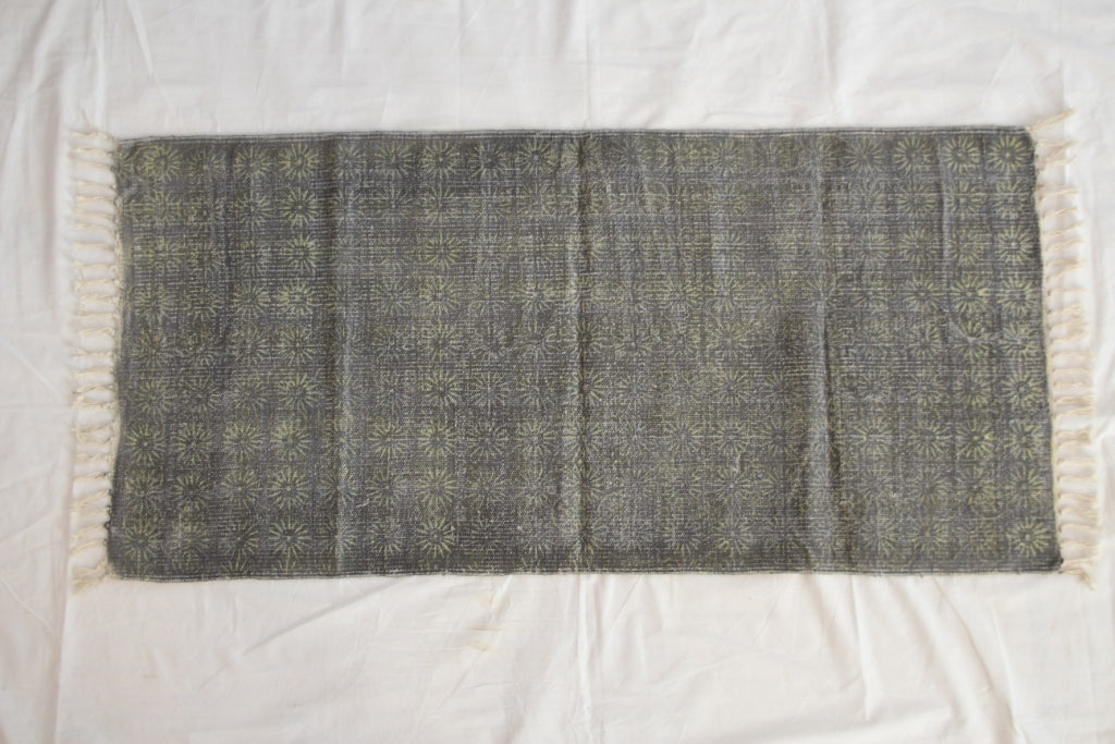 Rugs Hand Block Printed Cotton - MYYRA