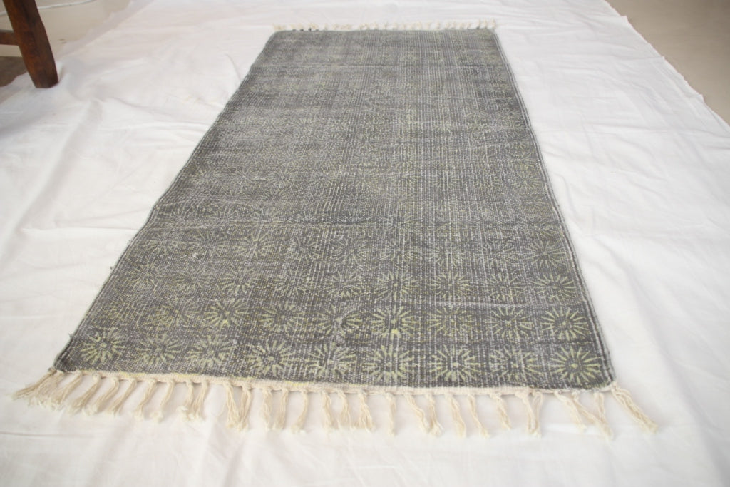 Rugs Hand Block Printed Cotton - MYYRA