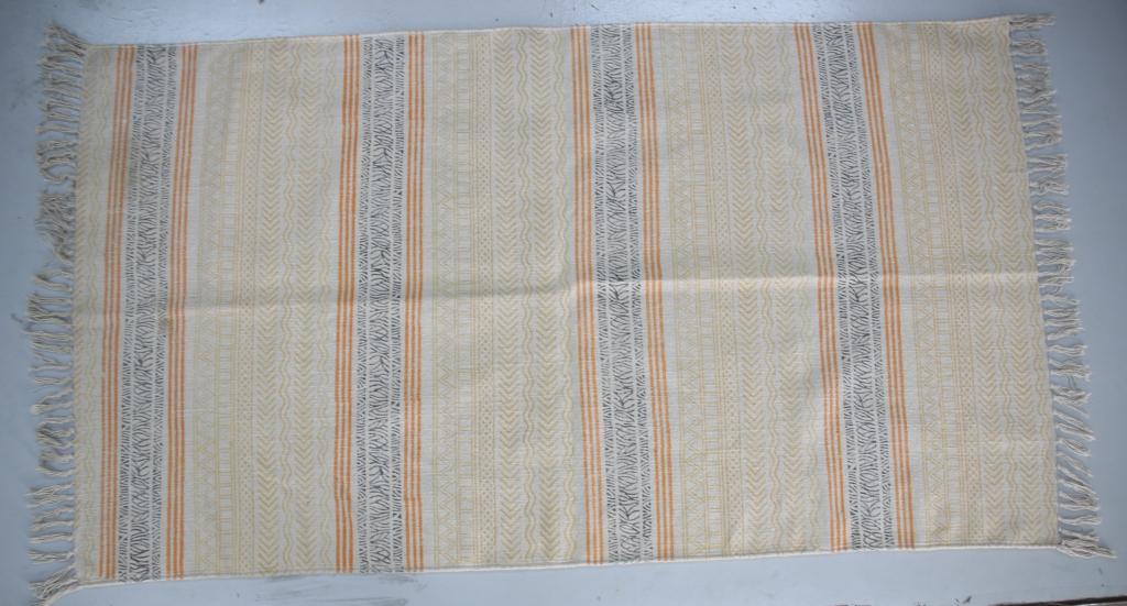 Rugs Hand Block Printed Cotton - MYYRA