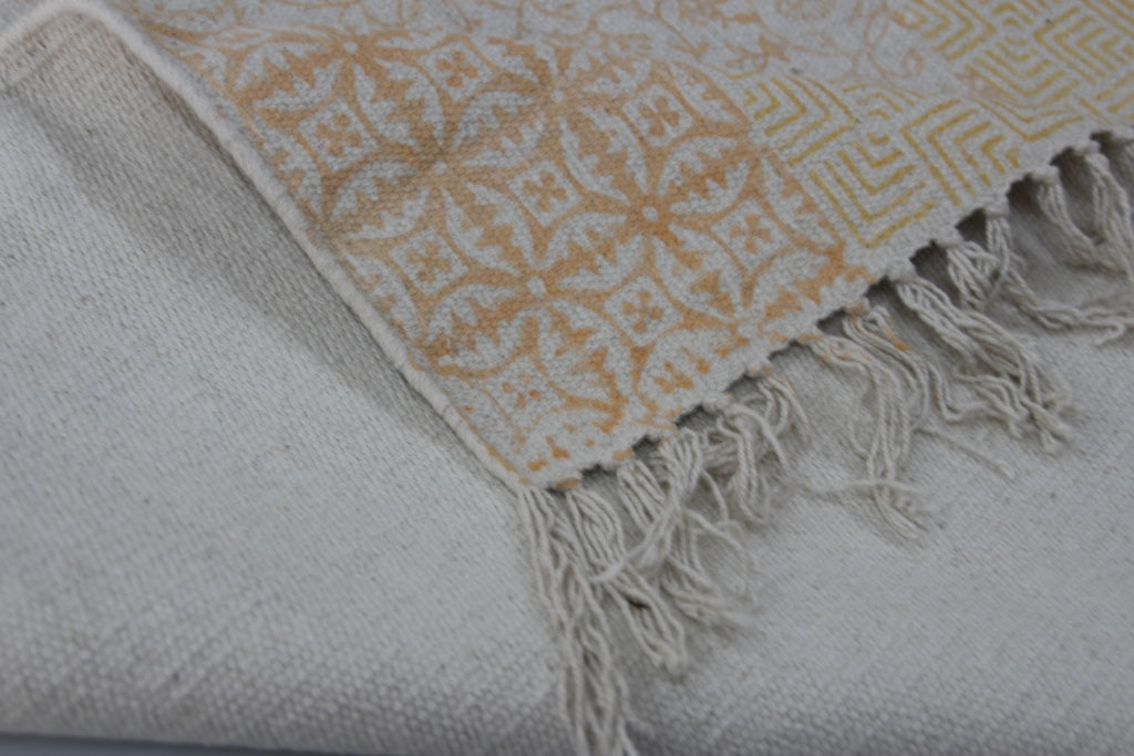 Rugs Hand Block Printed Cotton - MYYRA