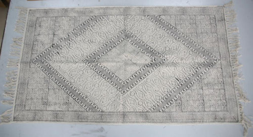 Rugs Hand Block Printed Cotton - MYYRA