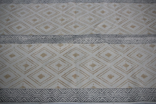 Rugs Hand Block Printed Cotton - MYYRA