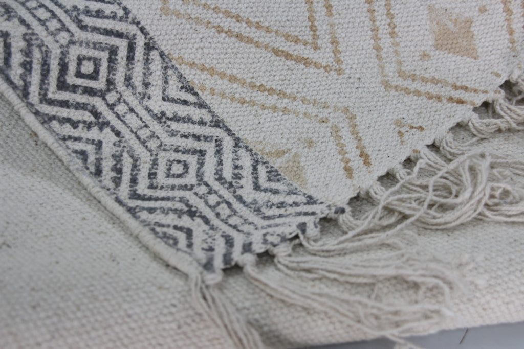 Rugs Hand Block Printed Cotton - MYYRA