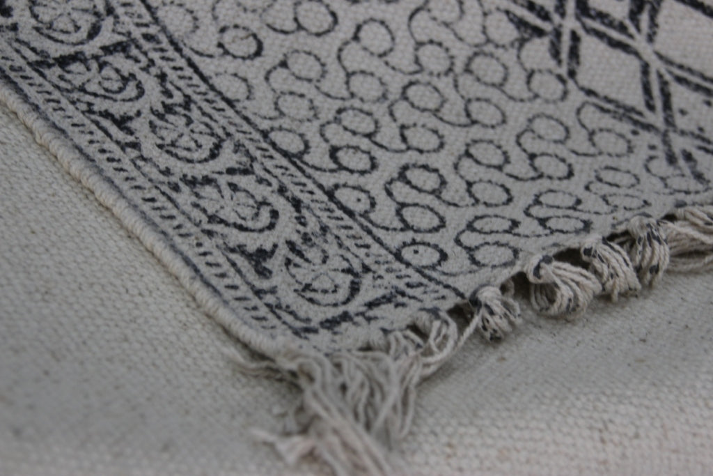 Rugs Hand Block Printed Cotton - MYYRA