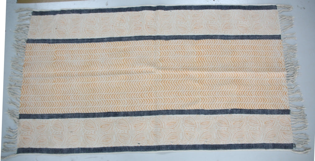 Rugs Hand Block Printed Cotton - MYYRA