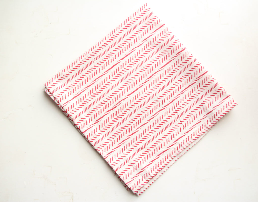 Hand Block Printed Cotton Handkerchief