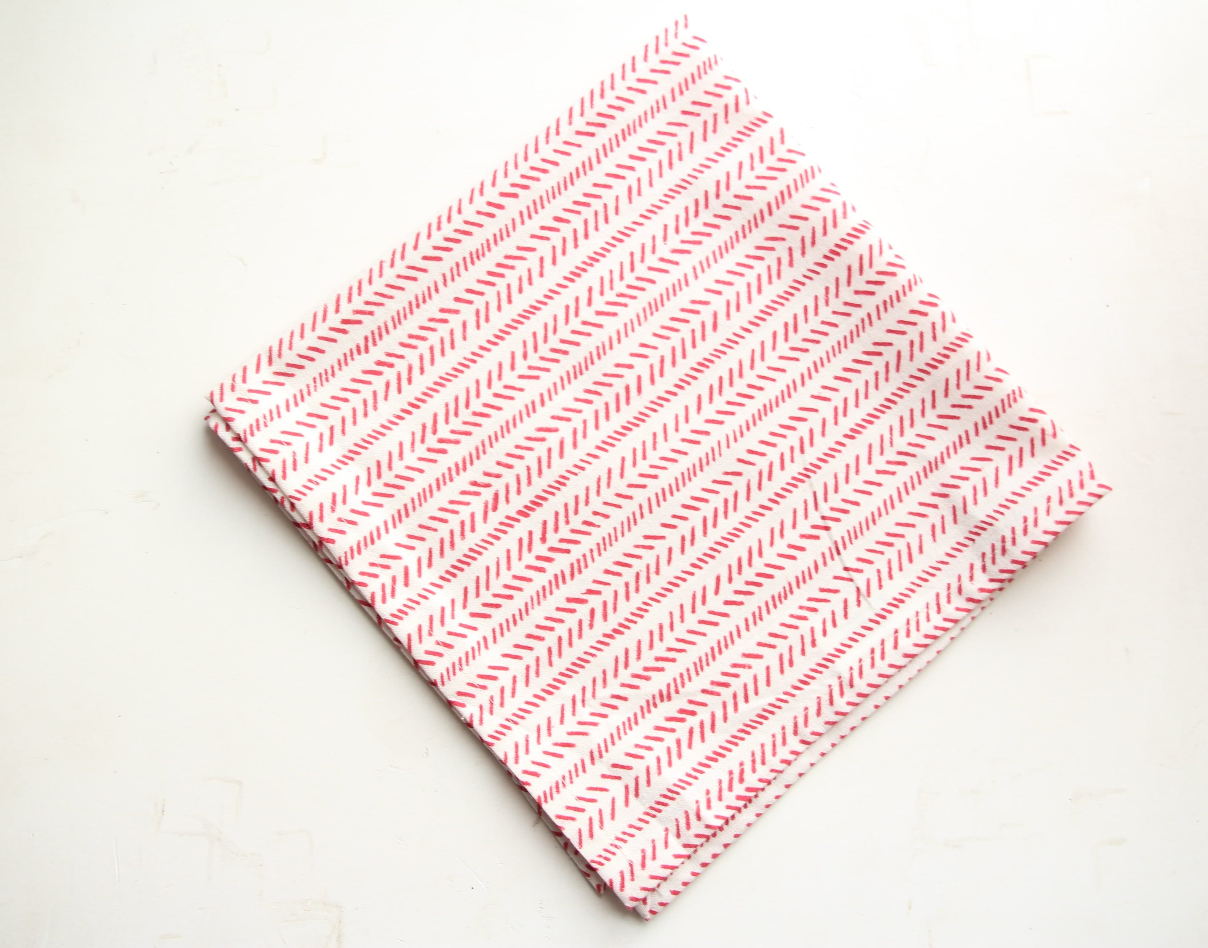 Hand Block Printed Cotton Handkerchief