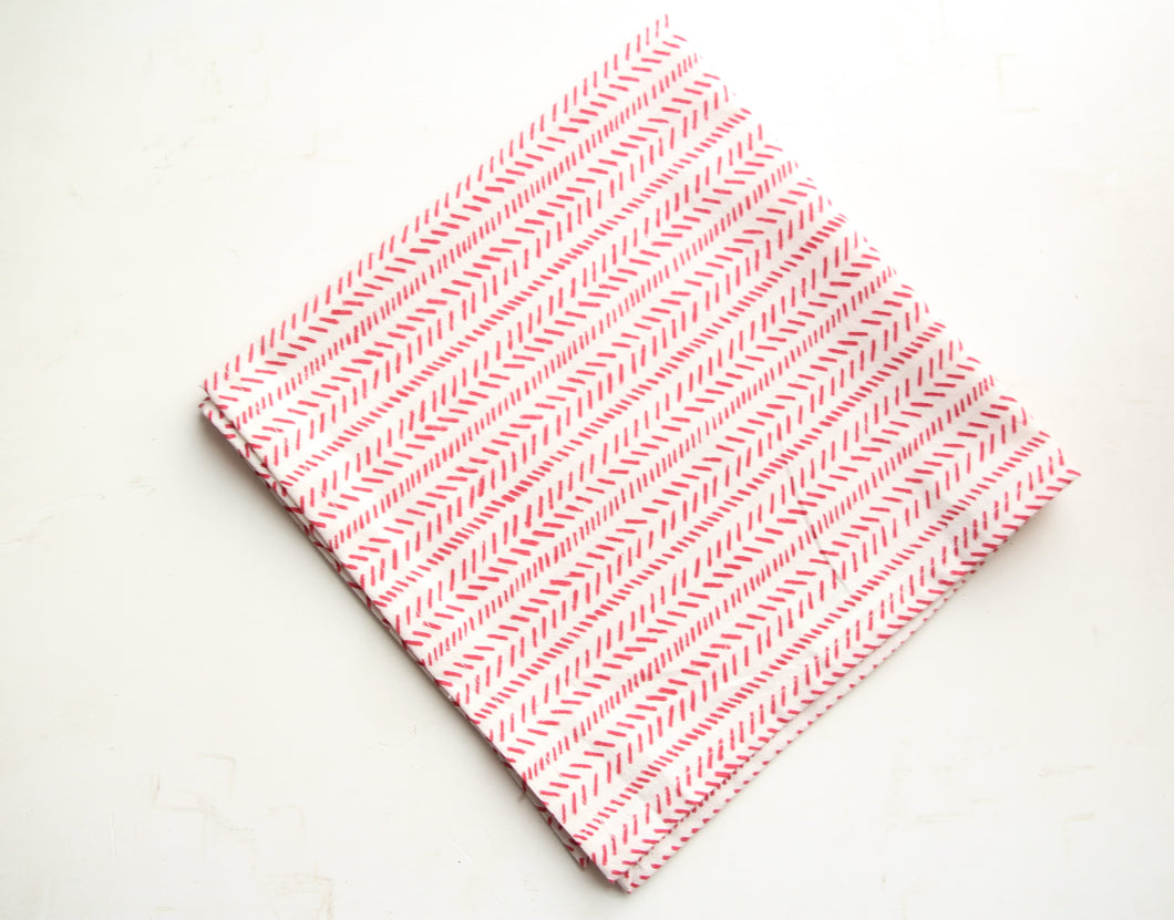 Hand Block Printed Cotton Handkerchief