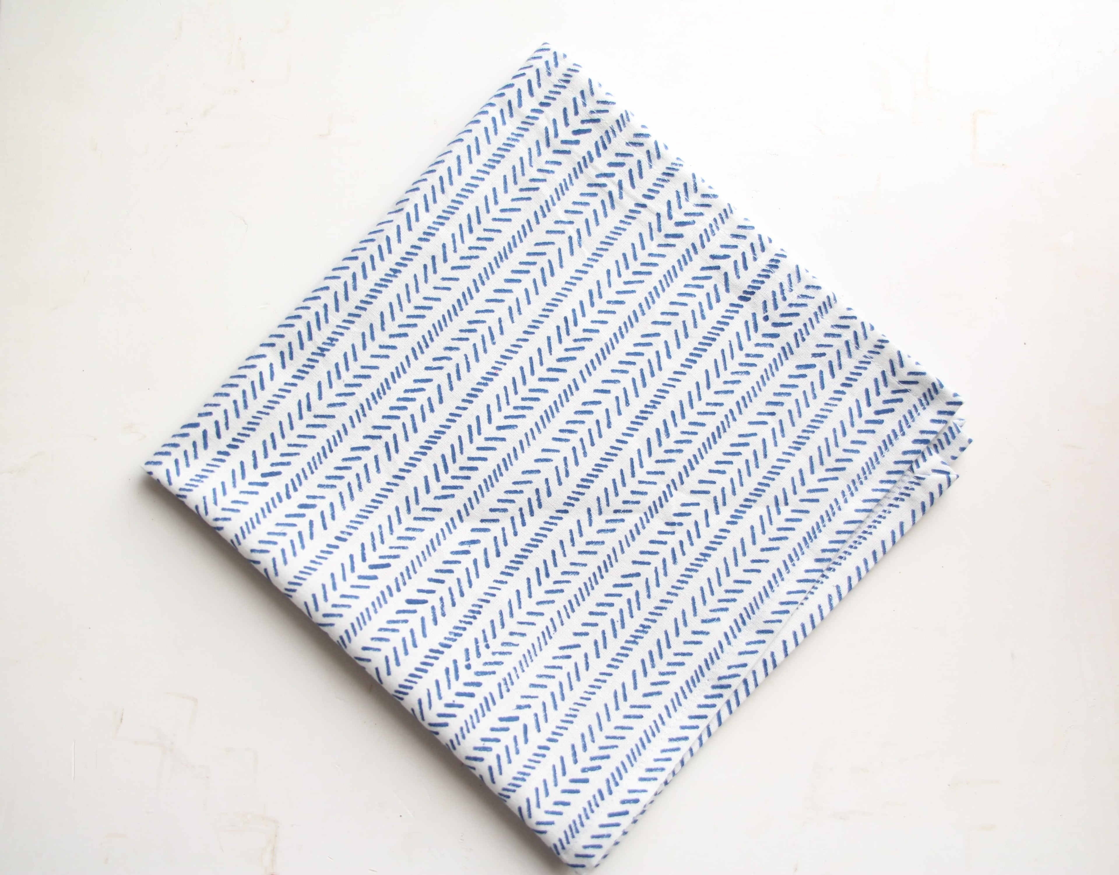 Hand Block Printed Cotton Handkerchief