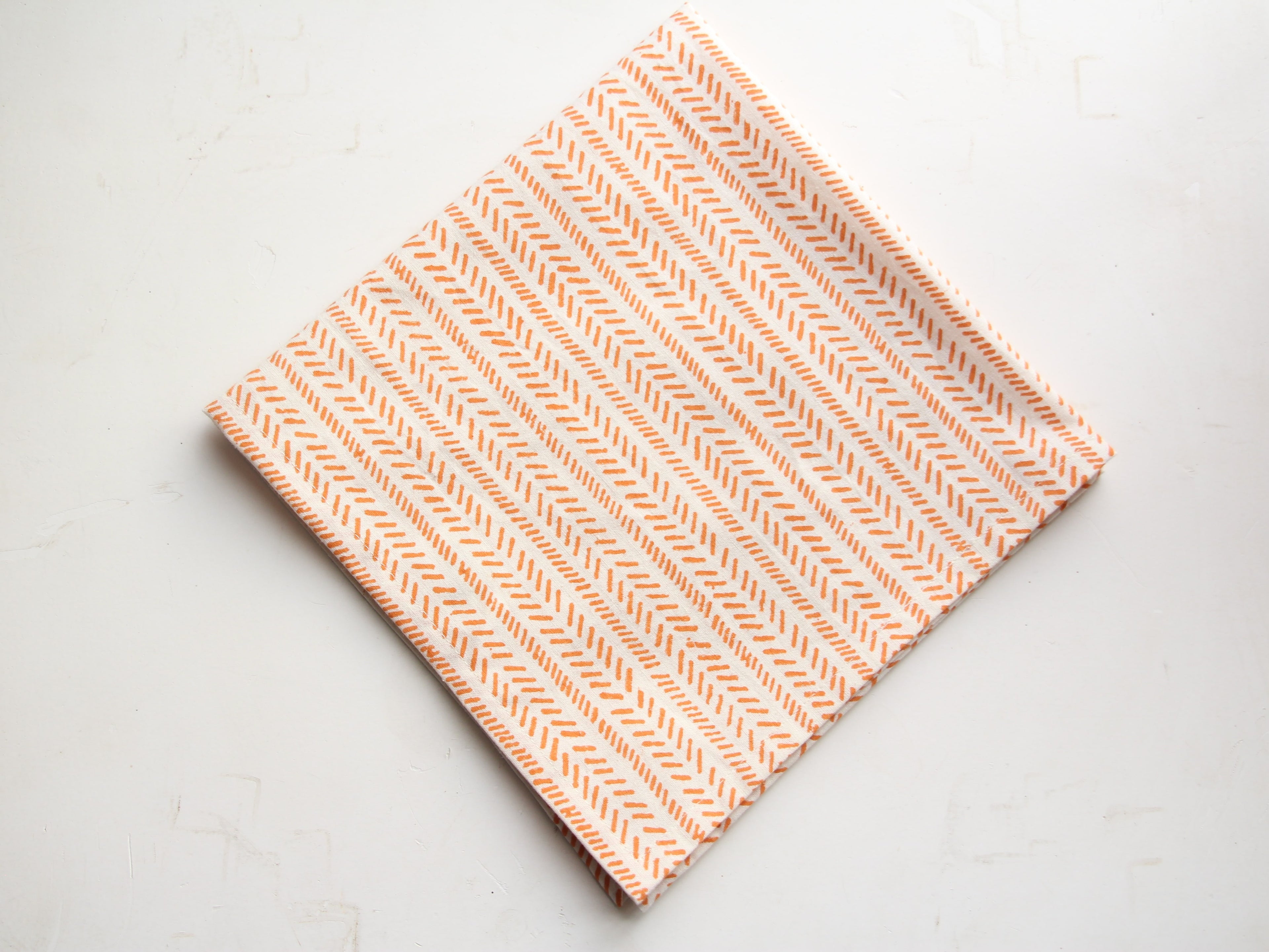 Hand Block Printed Cotton Handkerchief